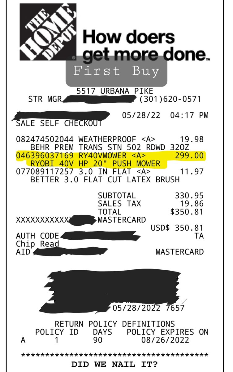 martinez4073's tweet photo. @HomeDepot I went to exchange today lawnmower I bought at HD 5/28/22. They told me didn't have that model &amp; give me a store credit. Buy a "new" one &amp; when I check is the exact same model as the 1st one I got. You raise this model $100 and make me buy a new one to charge more...😡 https://t.co/EpHHnFSDgB
