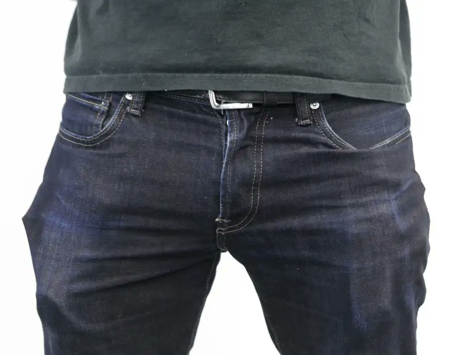 Bizarre Assemblage Of Shapes Visible Through Area Man's Pockets bit.ly/3BxvPYM