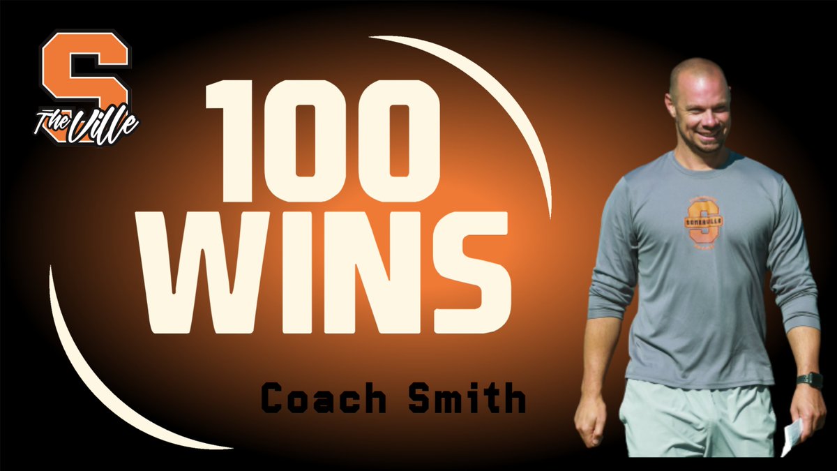Congratulations to Coach Bryan Smith for collecting his 100th win!!!