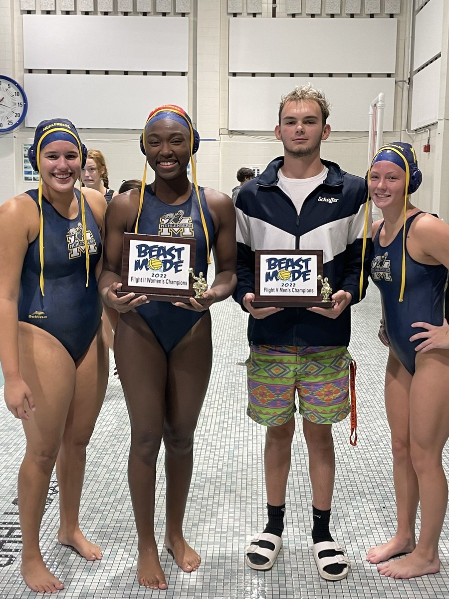 SwimStamSteve's tweet photo. Congratulations Lady Muhls!   Flight 2 Champions at the Beast of the East Tournament! @PA_WaterPolo @MuhlsAthletics https://t.co/D0AE3FmYqT
