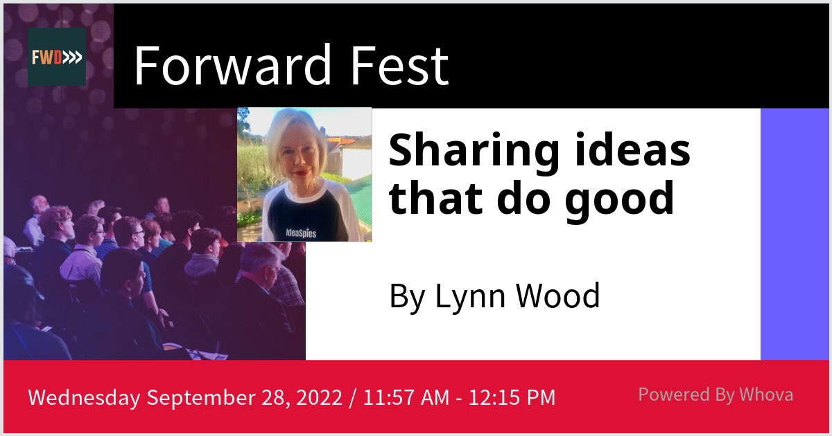 LynnEvaWood's tweet photo. I'm speaking at Forward Fest 👀Please check out my talk if you're attending the event! 
@ideaspies #forwardfest #ideaspies #cheerscrolling https://t.co/6BdMB4HJrk