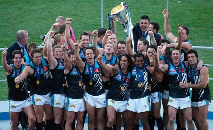 18 years ago today, what a day and night it was at Alberton oval Port Adelaide people. 👍🏆🍺 #weareportadelaide