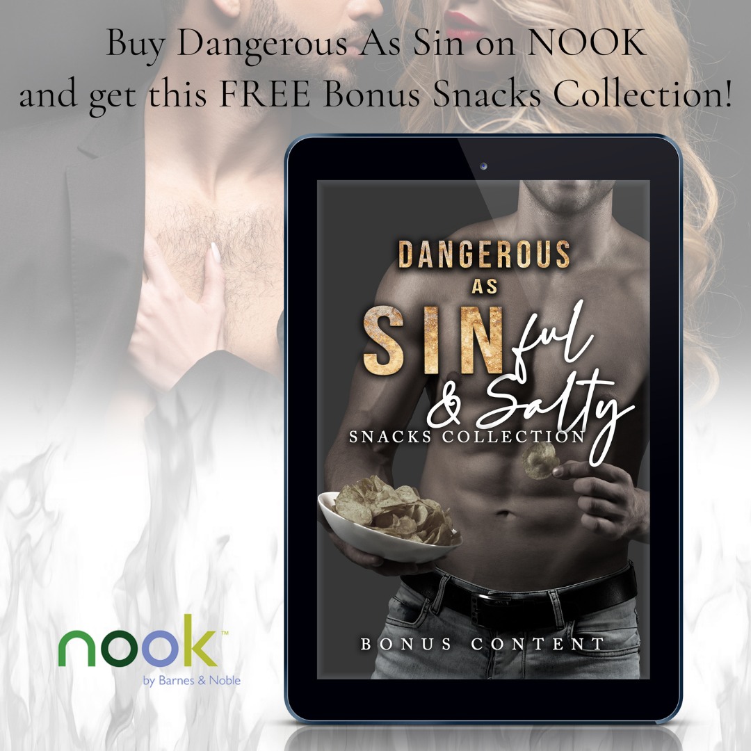PREORDERED? GRAB YOUR FREEBIES
Purchase Dangerous As Sin: An Anti-Hero Romance Anthology on NOOK &amp; receive FREE Gift

Preorder books2read.com/DAS
Claim Free Gift subscribepage.com/dassnack_bonus

#CharmaineLouiseNewYork #preorder #DarkRomance #SpicyReads #antiheros  #romanticsuspense