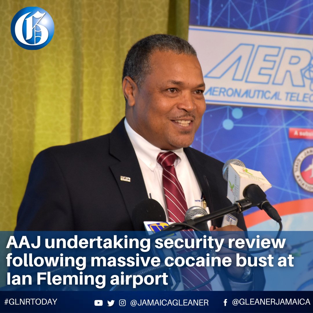 JamaicaGleaner's tweet image. The Airports Authority of Jamaica operator of the Ian Fleming International Airport in Boscobel, St Mary, is to undertake a security review arising from the major cocaine bust at the facility.

Read more: jamaica-gleaner.com/article/news/2… #GLNRToday