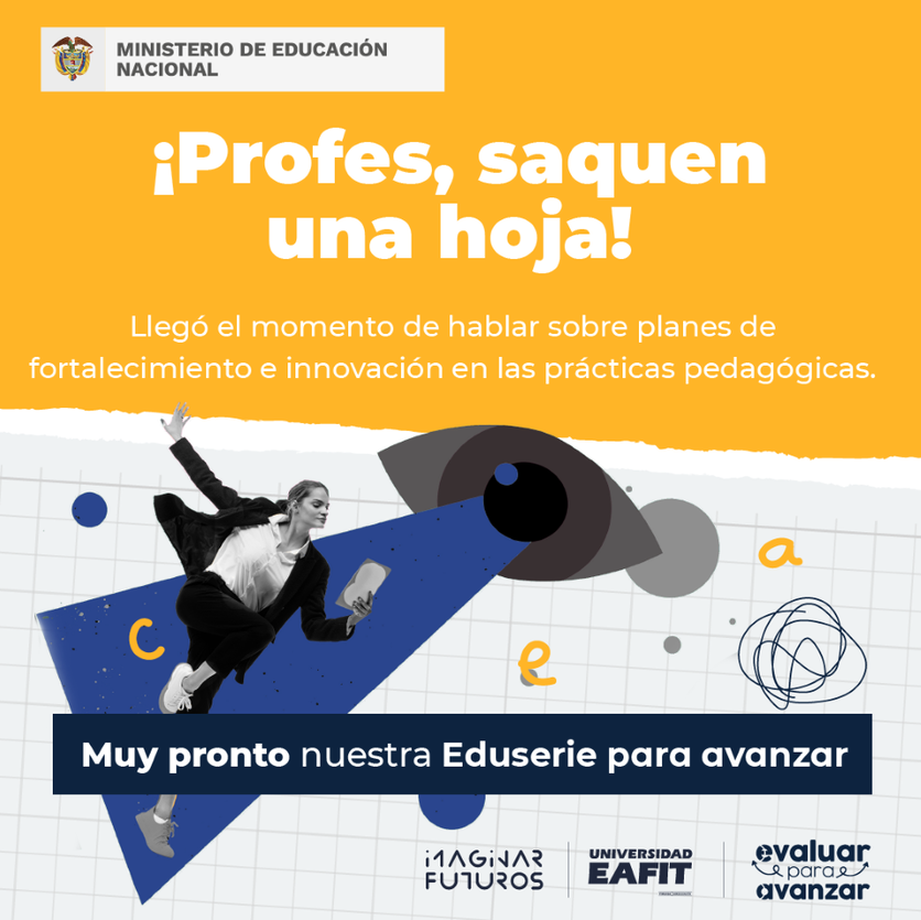 prof_Lina's tweet photo. A partir de este 4 de octubre, hablaremos sobre planes de fortalecimiento; estrategias para la escritura, la lectura y la oralidad; el pensamiento matemático; el aprendizaje socioemocional y la innovación en las prácticas pedagógicas en nuestra #EduserieparaAvanzar. https://t.co/y5V0qk0m3s