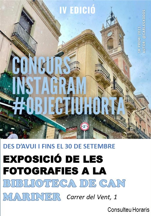 AVV_Horta's tweet photo. Amb motiu de la Festa Major d’Horta, s’ha tornat a realitzar el concurs de fotografia #objectiuhorta. Organitzat per l’Associació de Veïns i Veïnes d’Horta i El Pou, Grup d’Estudis de la Vall d’Horta i la Muntanya Pelada,
Exposició de fotografies del concurs Objectiu Horta https://t.co/0WSB6ZlDKg