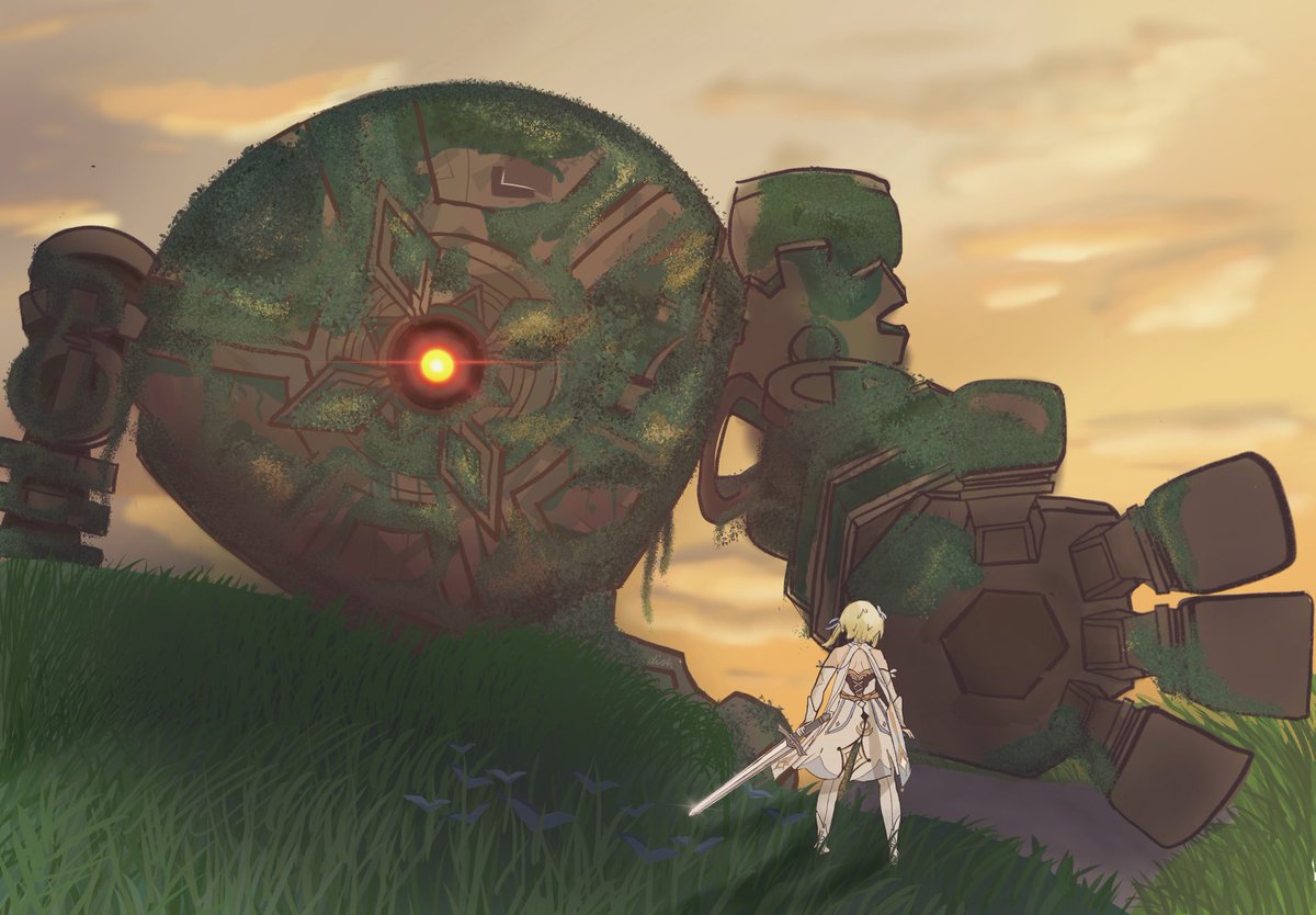 companiondish's tweet photo. what if Sumeru’s ruin giant woke up? https://t.co/kF4i3cWCFm