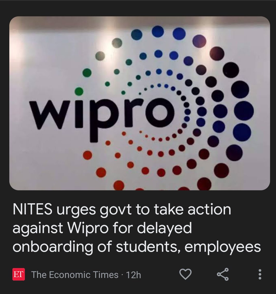 RajneetiB's tweet photo. #wiproOnboardus2022
#wipro
#WIPROONBOARDUS
@IndiaToday
@Wipro
@WiproCareers

Thank you so much NITES for covering this issue.
Retweet🙏 https://t.co/TDNN7sY0SO