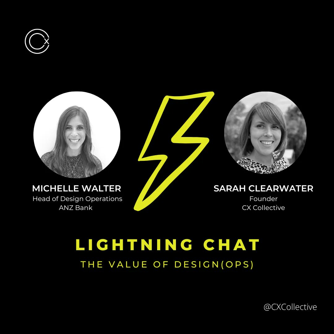 Join us for a lightning chat with Michelle Walter - Head of Design Operations, ANZ Bank for a behind the scenes view of running the “engine room” that has enabled designers to thrive at ANZ. buff.ly/3BhEgZx