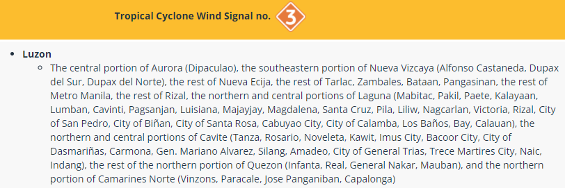 newswatchplusph's tweet photo. Storm signals were also raised over these areas: https://t.co/4Uii8lxhUb