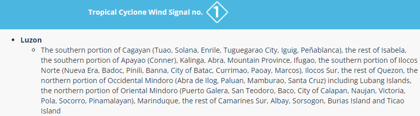 newswatchplusph's tweet photo. Storm signals were also raised over these areas: https://t.co/4Uii8lxhUb