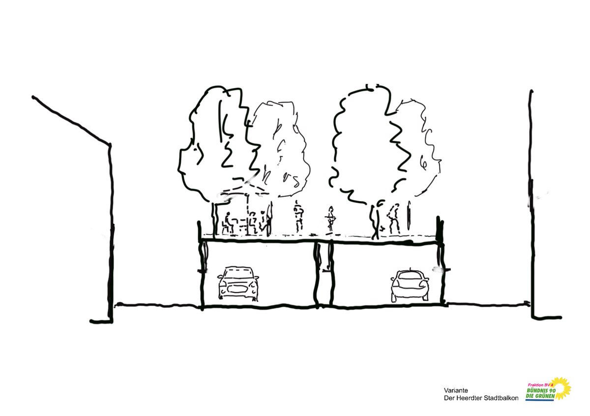 gruene04's tweet photo. Vor der nächsten BV Sitzung ein Rückblick zur Letzen, die Autobahnbrücke in Heerdt muss saniert werden, es freut uns sehr, dass unsere Idee „Der Heerdter Stadtbalkon“ als 1 von 4 Varianten diskutiert wird #Heerdt #Verkehrswende #Linksrheinisch https://t.co/a4sxh5mnsN