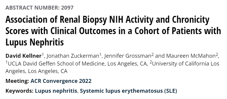 debaditya_roy's tweet photo. 🔥The wounds will heal,the scars will not🔥

#Lupus #Nephritis #Activity #Chronicity #Index 

✅AI ~ Baseline proteinuria~Reversible kidney damage

✅CI predicts ESRD;correlates with creatinine,GFR, proteinuria till 2 years post biopsy

💡 AI shown as a NEGATIVE predictor of ESRD https://t.co/YF9D9biVcA