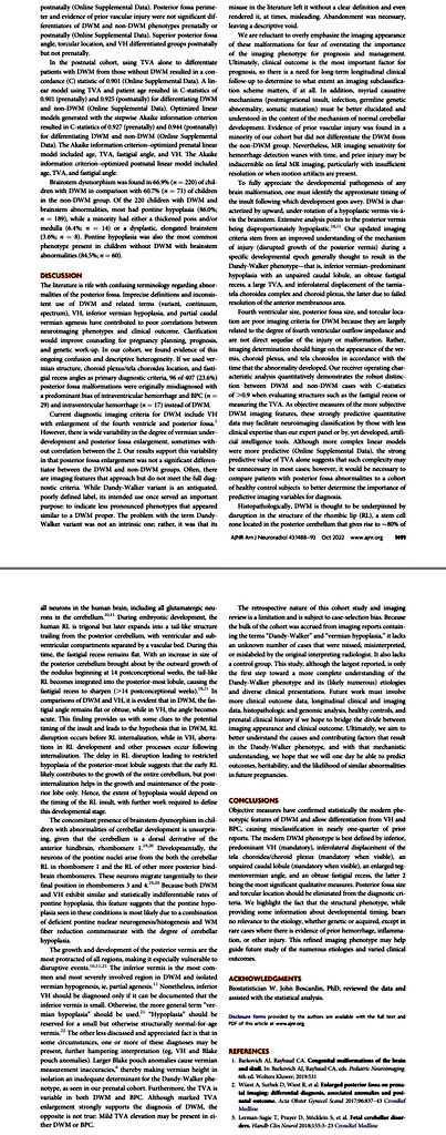 SPIN | Society of Pediatric Neuroimaging (@spinacademics) on Twitter photo Check out recent paper by <a href="/MTWhiteheadMD/">Matthew T. Whitehead</a> et al. SPIN team in collaboration with international subject matter experts on "Refining the Dandy Walker Phenotype".
pubmed.ncbi.nlm.nih.gov/36137655/
#Dandywalkermalformation
#DandyWalker
#pedineurorad
<a href="/LucatoLeandro/">Leandro Lucato</a> @parthivhaldipur <a href="/The_ASPNR/">American Society of Pediatric Neuroradiology</a> Check out recent paper by <a href="/MTWhiteheadMD/">Matthew T. Whitehead</a> et al. SPIN team in collaboration with international subject matter experts on "Refining the Dandy Walker Phenotype".
pubmed.ncbi.nlm.nih.gov/36137655/
#Dandywalkermalformation
#DandyWalker
#pedineurorad
<a href="/LucatoLeandro/">Leandro Lucato</a> @parthivhaldipur <a href="/The_ASPNR/">American Society of Pediatric Neuroradiology</a>