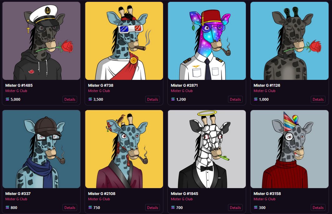Alright Alright giving away 3 Mister Gs! 

- Like , RT &amp; Follow <a href="/MisterGClub/">Mister G Club | {Mr.G}</a>
- Comment your $Sol address
- Tag your friends (or don't)

Winners drawn in 48hrs⏰tikk tokk... good luck👀

#NFTCommunity #SOL #SolanaNFTs #NFTGiveaways #nftart #nftcollectors