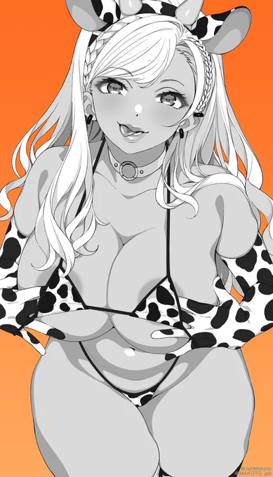 オリジナルの黒ギャルロングさんです 