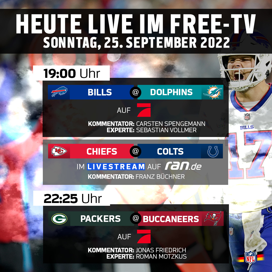 NFLDeutschland's tweet photo. +++ @SebVollmer gibt sein Saisondebüt – und nach ihm ist sein alter Quarterback am Start! 🔥 +++ #ranNFL @ProSieben https://t.co/F737hH1Oxw