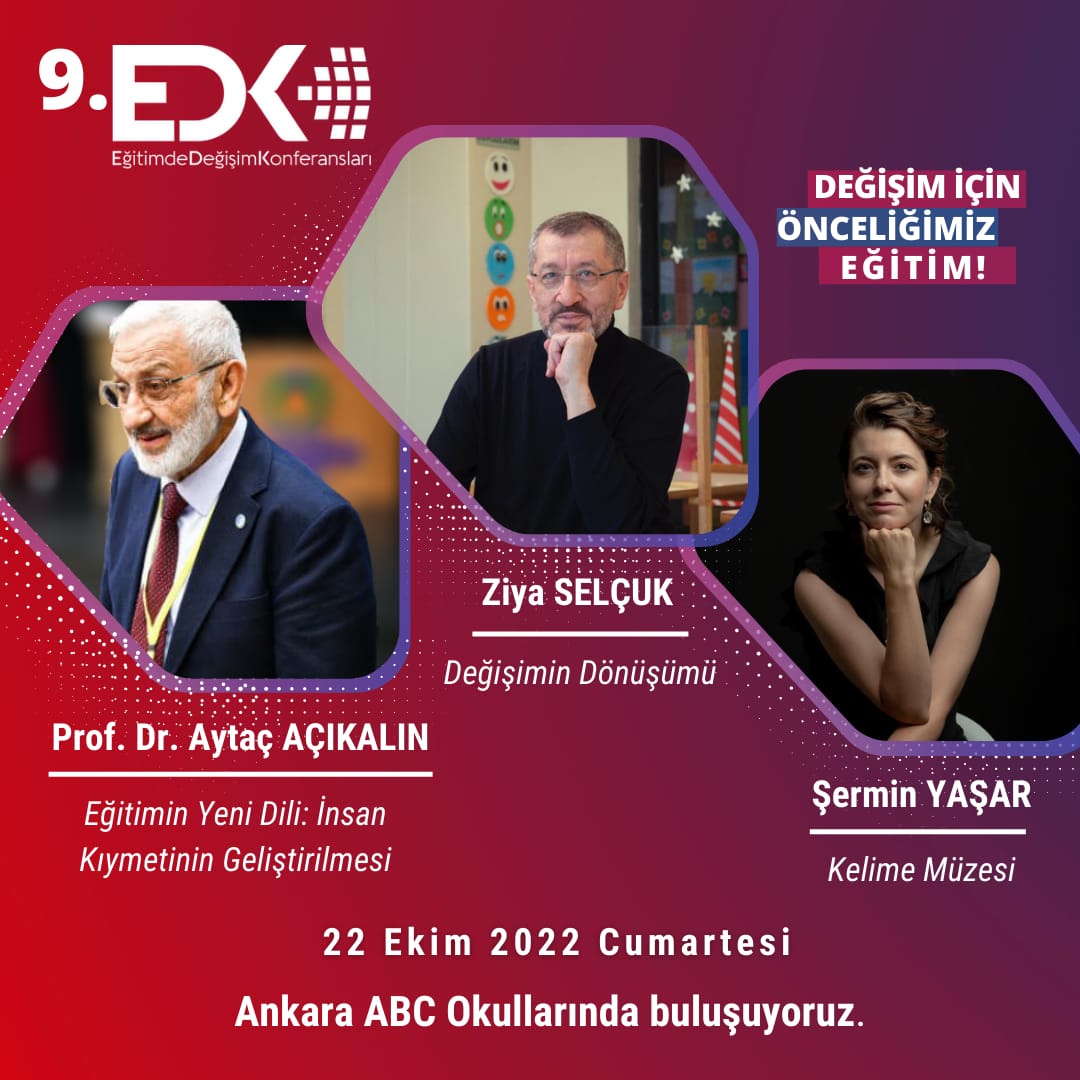 abcokullari's tweet photo. Eğitimde İnovasyon Derneği tarafından her yıl düzenlenen "Eğitimde Değişim Konferansı" bu yıl, 22 Ekim 2022 tarihinde Ankara’da okulumuz ev sahipliğinde gerçekleşecektir. https://t.co/T8xSHofHIS adresindeki başvuru formu ile kayıt yaptırabilir, detaylı bilgi alabilirsiniz. https://t.co/i9tdJeRCND