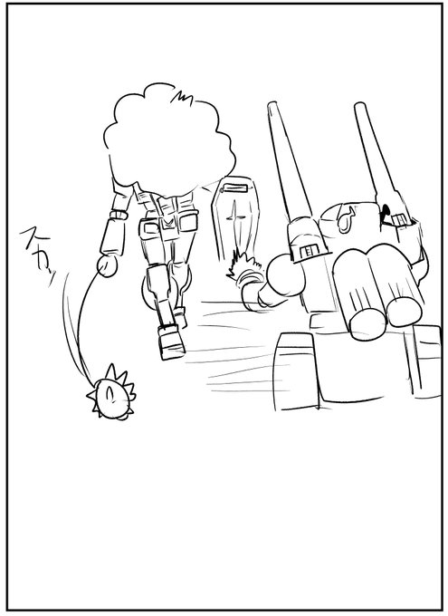 ガンダムエボリューションのぼく(ガンダム側) 