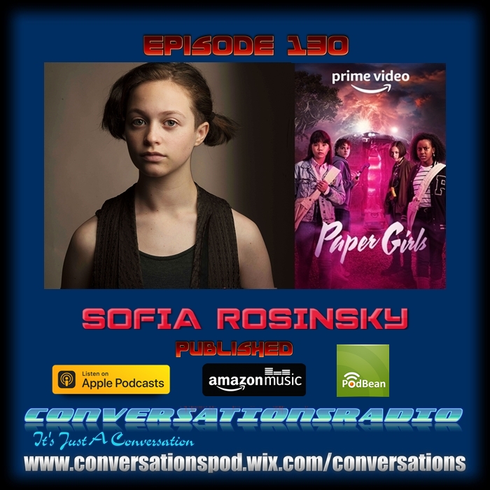 Conversradio's tweet photo. Ep.130 features @SofiaRosinsky &amp; @alexisrosinsky
 now available as a podcast! Catch Sofia as Mac @PaperGirlsP https://t.co/DsaxQy6WLG #sistersrosinsky #PaperGirls #maccoyle #alexisrosinsky #stellalunafilms #conversationsradio #podcast #itsjustaconversatio
https://t.co/HF1aX3MvE0 https://t.co/MBkVUOxNeP