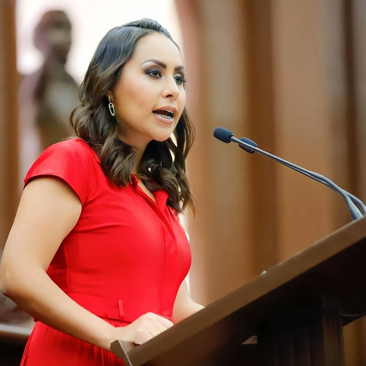 GloriaTapia_'s tweet photo. Hoy, ante mis compañeros legisladores de la #75LegislaturaDeMichoacan y con la responsabilidad de ocupar la máxima tribuna de esta soberanía, expuse el posicionamiento del #GPPRI respecto al 𝟭.𝗲𝗿 𝗜𝗻𝗳𝗼𝗿𝗺𝗲 𝗱𝗲 𝗔𝗰𝘁𝗶𝘃𝗶𝗱𝗮𝗱𝗲𝘀 del Sr. Gobernador el Mtro. @ARBedolla https://t.co/Zk3B643p8T