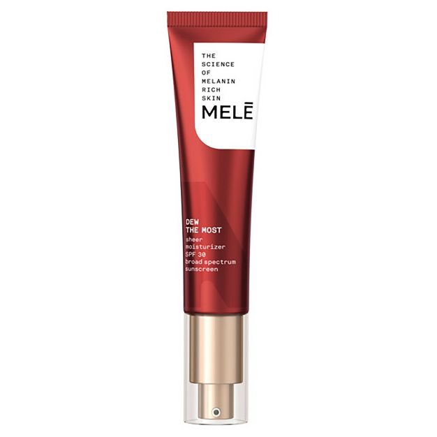 OuiserSteel's tweet photo. @theminoritygay Not that you asked for a recommendation lol but Try MELE. It’s made for melanin as is all of their products. It def won’t have you out here looking like Casper https://t.co/hMPPoioI90