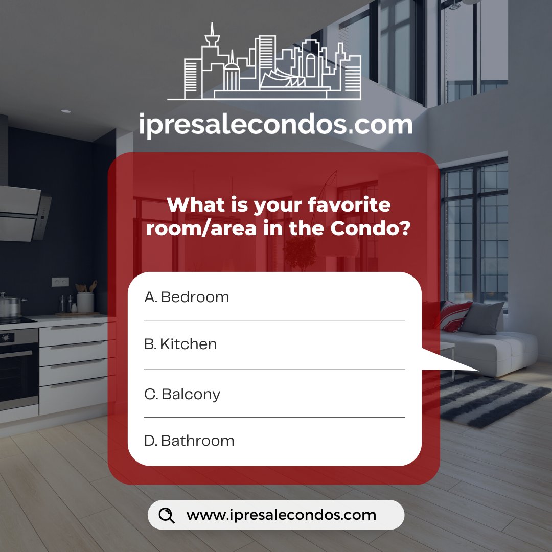ipresale's tweet photo. Everyone has that one favorite spot at home! Which one is yours? Tell us in the comments section below!
Search for your next presale condo: https://t.co/uq5KM3fKr0
#ipresalecondos.com #presalecondos #condos #presale #realestate #realtor #VancouverRealEstate #PreConstruction https://t.co/VCIIVaGkrS