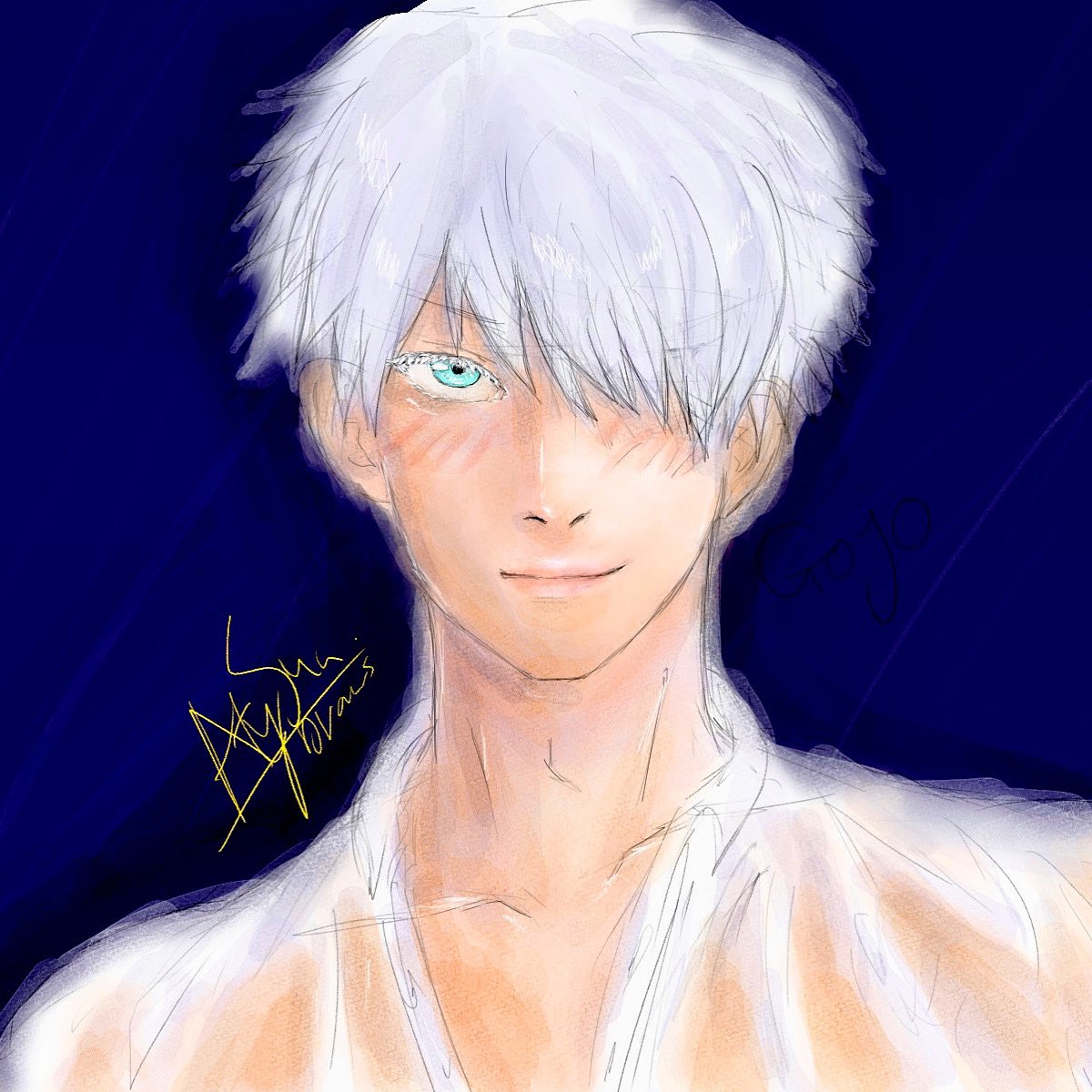 Yesterday’s live draw at tiktok 
Gojo Satoru 🖤