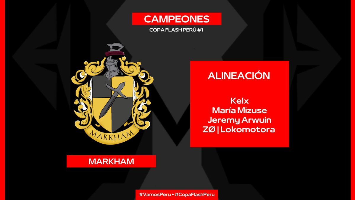ComunidadBS_PE's tweet photo. 🏆 • Copa Flash Perú #1
Tenemos al campeón de la primera edición en este nuevo formato de competencia.
¡Felicidades, Markham! 🎉
👤 • @Kelobss
👤 • María Mizuse
👤 • @JereemyZz
👤 • @Loko_TronCs
#VamosPeru • #CopaFlash https://t.co/1fSUoYmxx3