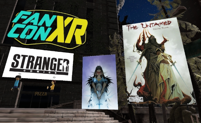 FanConXR's tweet photo. Happening Now!
The #FanConXR @strangercomics panel w/ @SebastianAJones as he fills you in on Stranger Comics projects!

Visit https://t.co/nG1Tt5CNer to join in the conversation!

#Comics #Comicbooks #VR #Virtual Reality #IndieComics #indyComics https://t.co/NpPKVMU92O