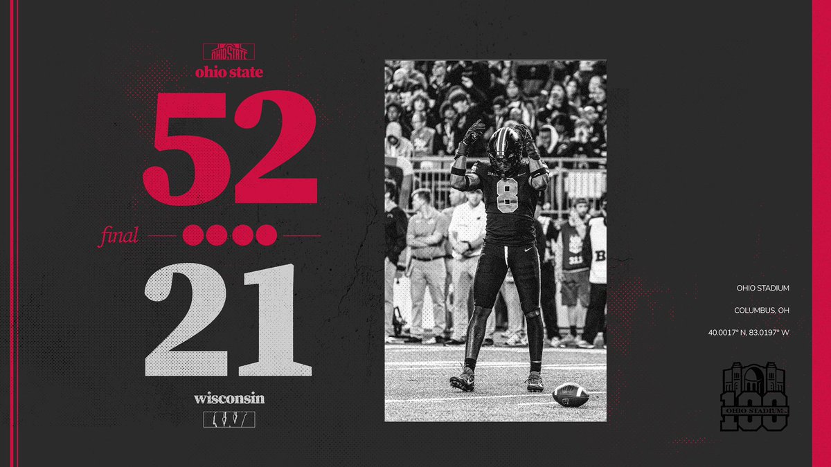 OhioStateFB's tweet image. Defended the ‘Shoe. 

#GoBucks