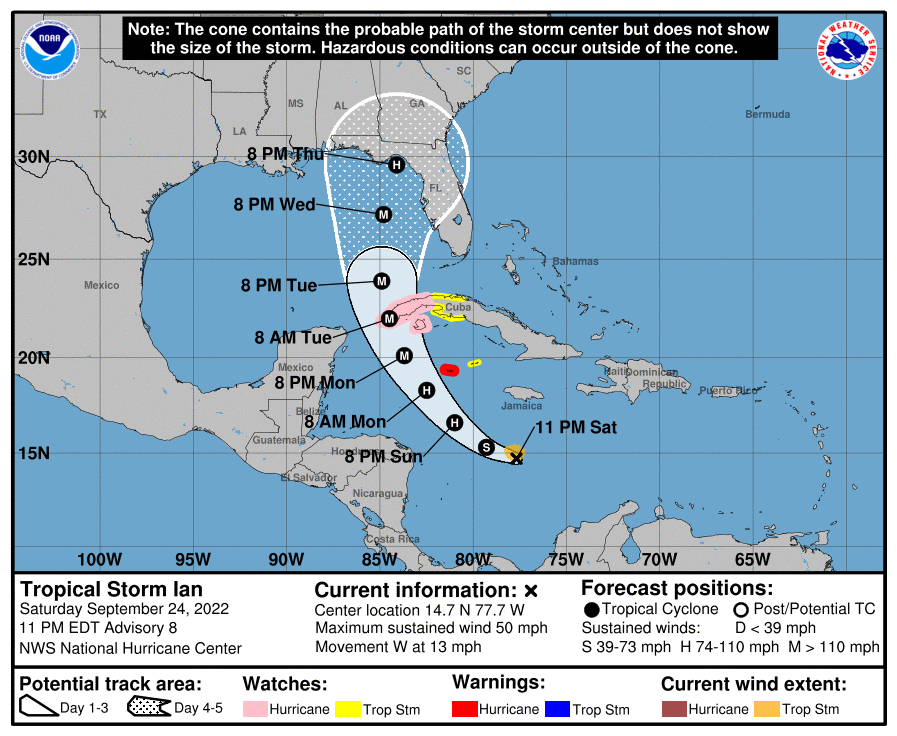 ElTiempo_SO's tweet photo. Por el momento así el cono o track de #Ian y Meteogram HD/ECMWF, noche de domingo y mañana de lunes bastante determinantes para el área del Triangulo Norte de CA en cuanto a precipitaciones.
☔PRECAUCION PARA EL AREA.
#ClimaSV #ClimaCA https://t.co/jzv387mshW