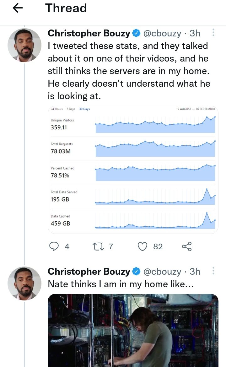 Burt6Gill's tweet photo. @Snowballing2020 @ThatUmbrella @NatetheLawyer
For the Blocked..1/2
Bouzy's full thread.. Still talking about Nate.. Keep digging that hole Bouzy.. πI've included the HIDDEN comments.. π€£ #botsentertainment #BouzyBucks #TUGSNewSite #TugsPickle #JohnnyDeppWon https://t.co/oSSYMXjdES