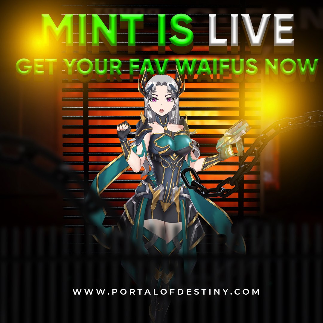 Hop on portalofdestiny.com/home, connect your wallet and for only 0.5 BNB you can mint your #NFT #ranger. 

Your NFTs in October can be used as playable character in <a href="/portalofdestiny/">Portal of Destiny | Mint : 21st Sep</a> and later on as an #avatar in #Chihiroverse.