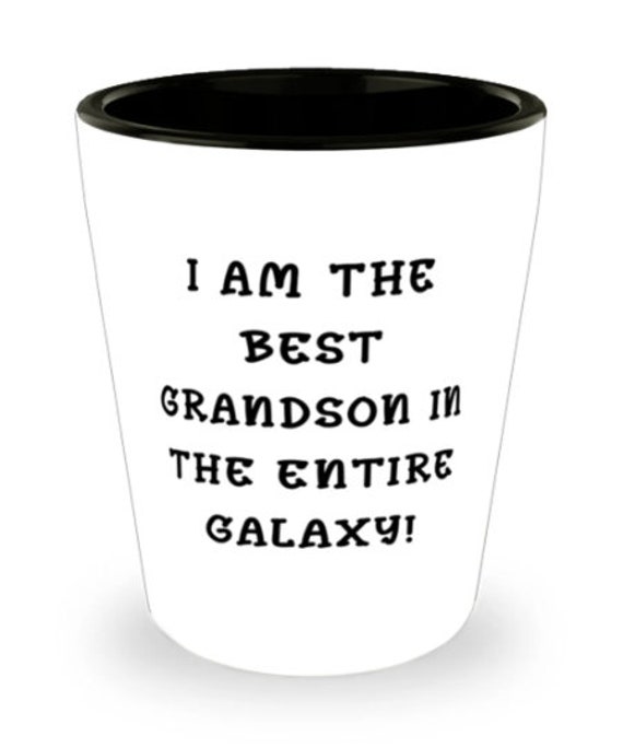 Best Grandson Gifts, I Am The Best Grandson etsy.me/3fkfEqs #grandsonshotglass #giftsforgrandson #giftsfromgrandpa #grandsonholiday @etsymktgtool