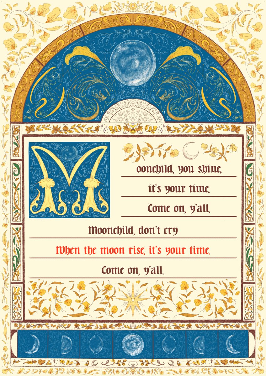 247gloss's tweet photo. if moonchild was released during the medieval times 🌙 https://t.co/7JoFhPzgZd