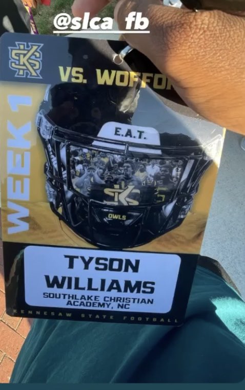 realfarleyfam's tweet photo. A few of the guys enjoying their recruiting day at @kennesawstfb and @PackFootball
@TylerWi02302682 @Tyson12wms #Powermba https://t.co/7VRyhDsgs5