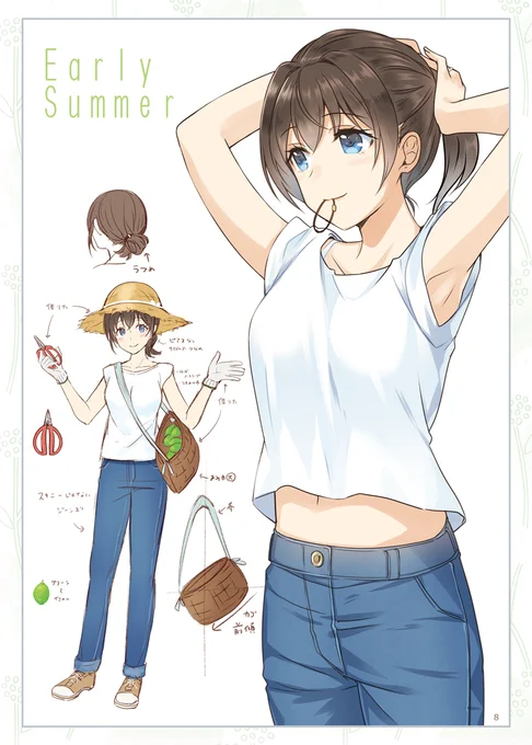 #女の子のイラストだけで興味を持ってくれる方へ届け 創作キャラのニコルちゃんです 