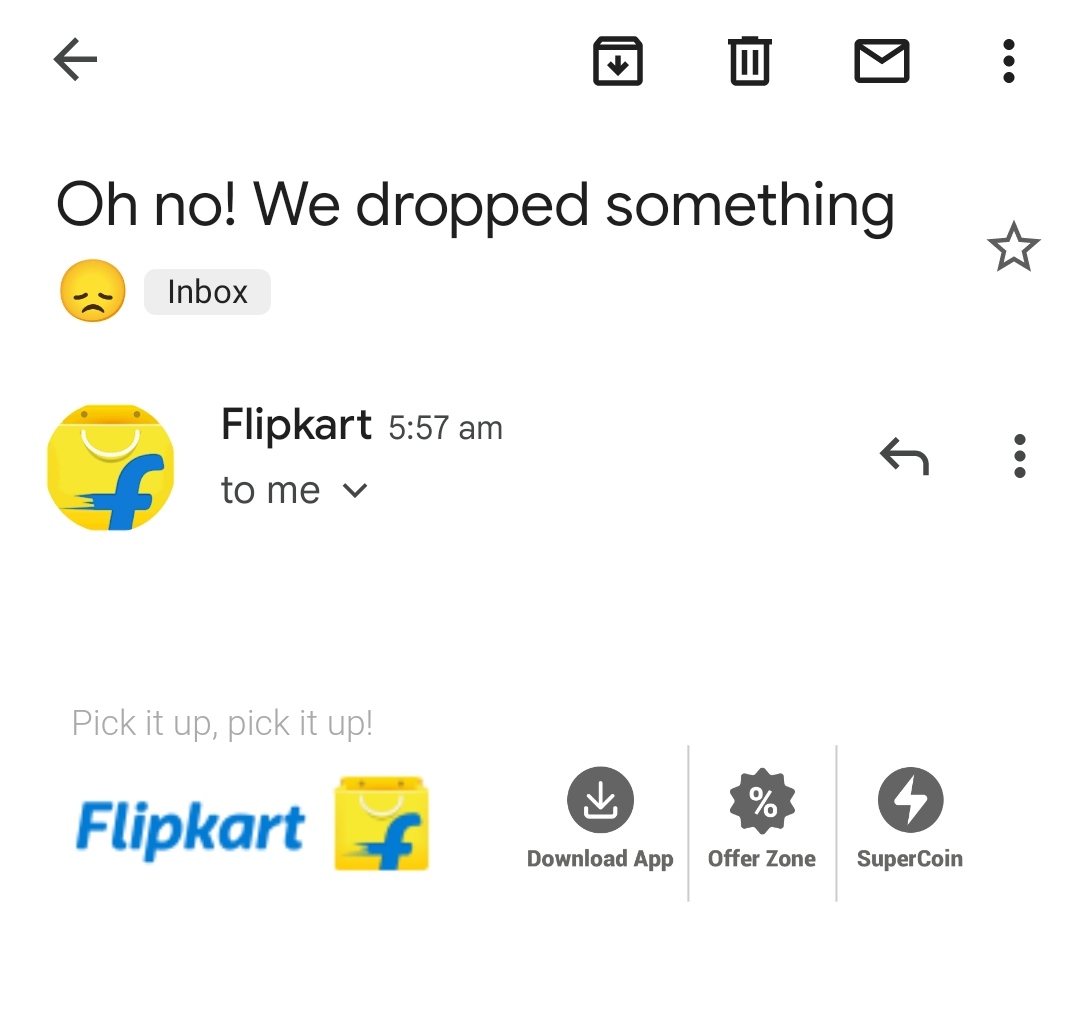GeekyClownYT's tweet photo. Yes! Ur standard!!
@Flipkart https://t.co/NVHQCukdCW