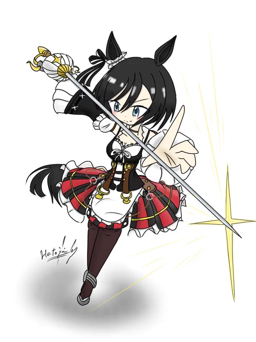 フラッシュさん#ウマ娘#エイシンフラッシュ 