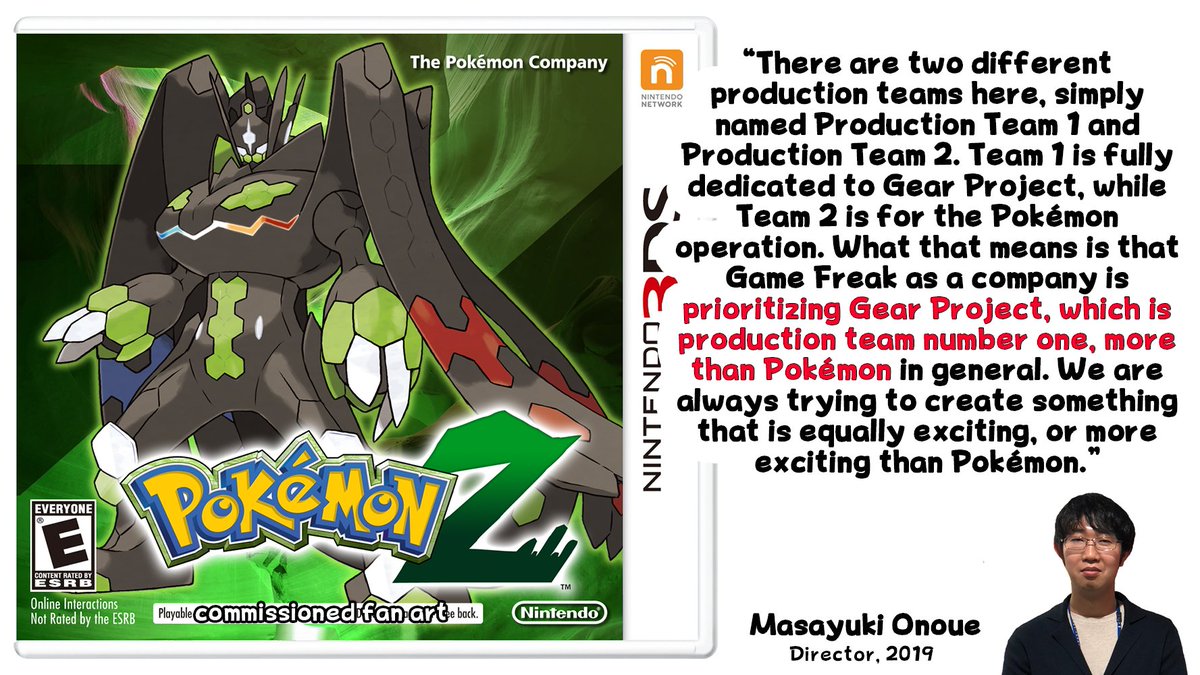 Dr. Lava on Twitter "RT reggie_800 Pokemon Z Game Freak's "Gear