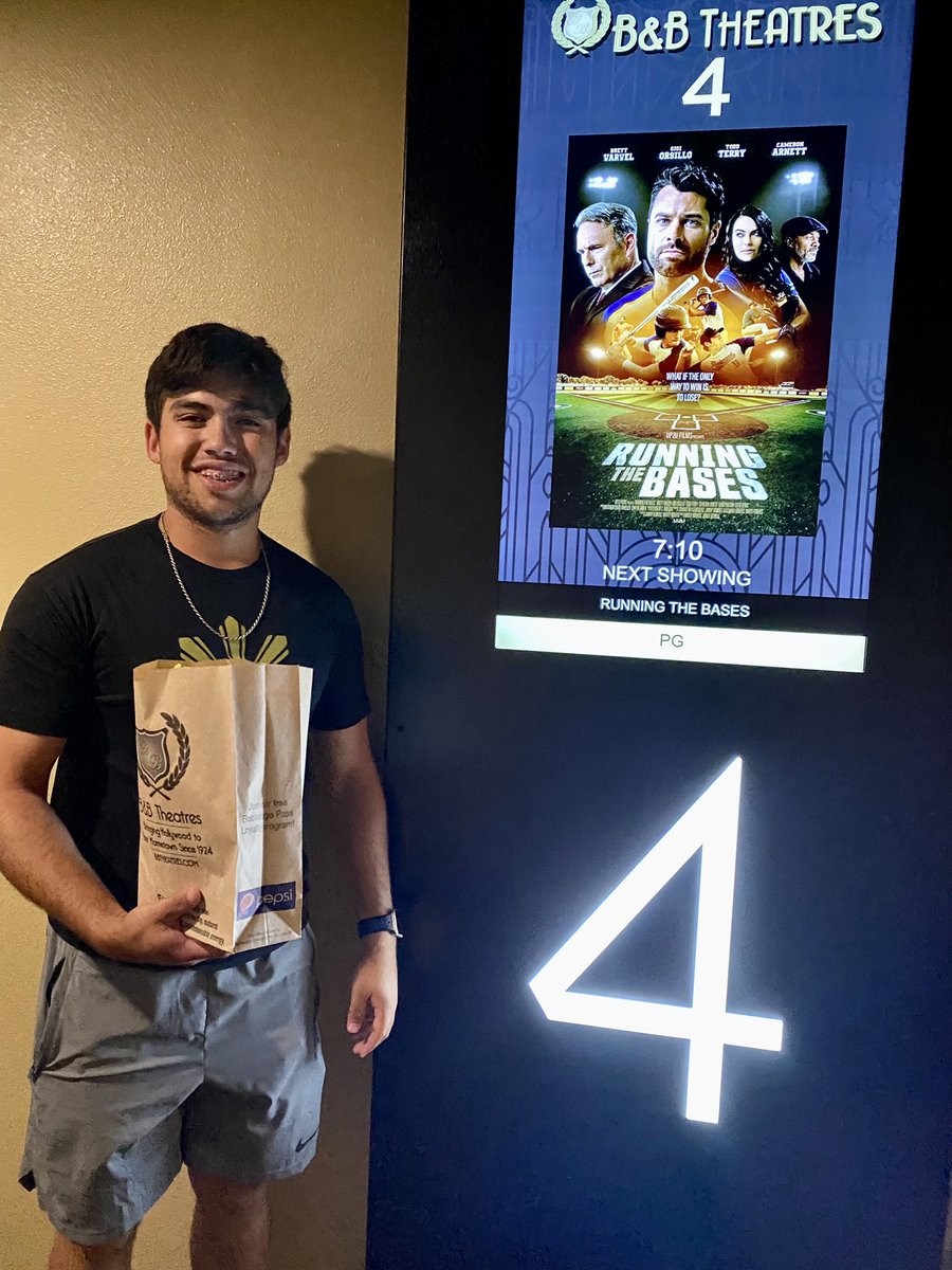 markileaming's tweet photo. My son, an EU baseball player was home for the weekend to escape the campus for a bit. I teased him about us going to a movie filmed on that same campus. However, after watching #Runningthebases our family left the theater in blessed goosebump mode. May we all strive to disrupt. https://t.co/kzZK1N1wc2