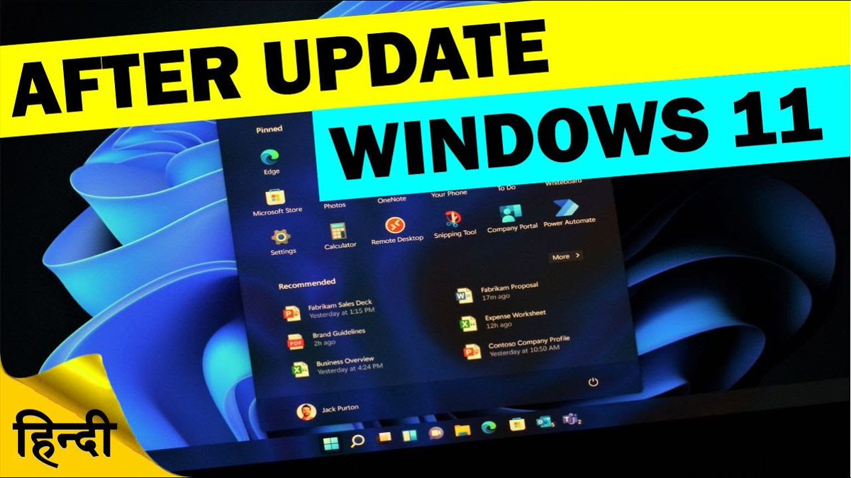 JagatGyan's tweet photo. Great Steps After Install or Update Windows 11 | Tips and trick
https://t.co/DoEzSPOzw4 https://t.co/CMsB9lDzG6