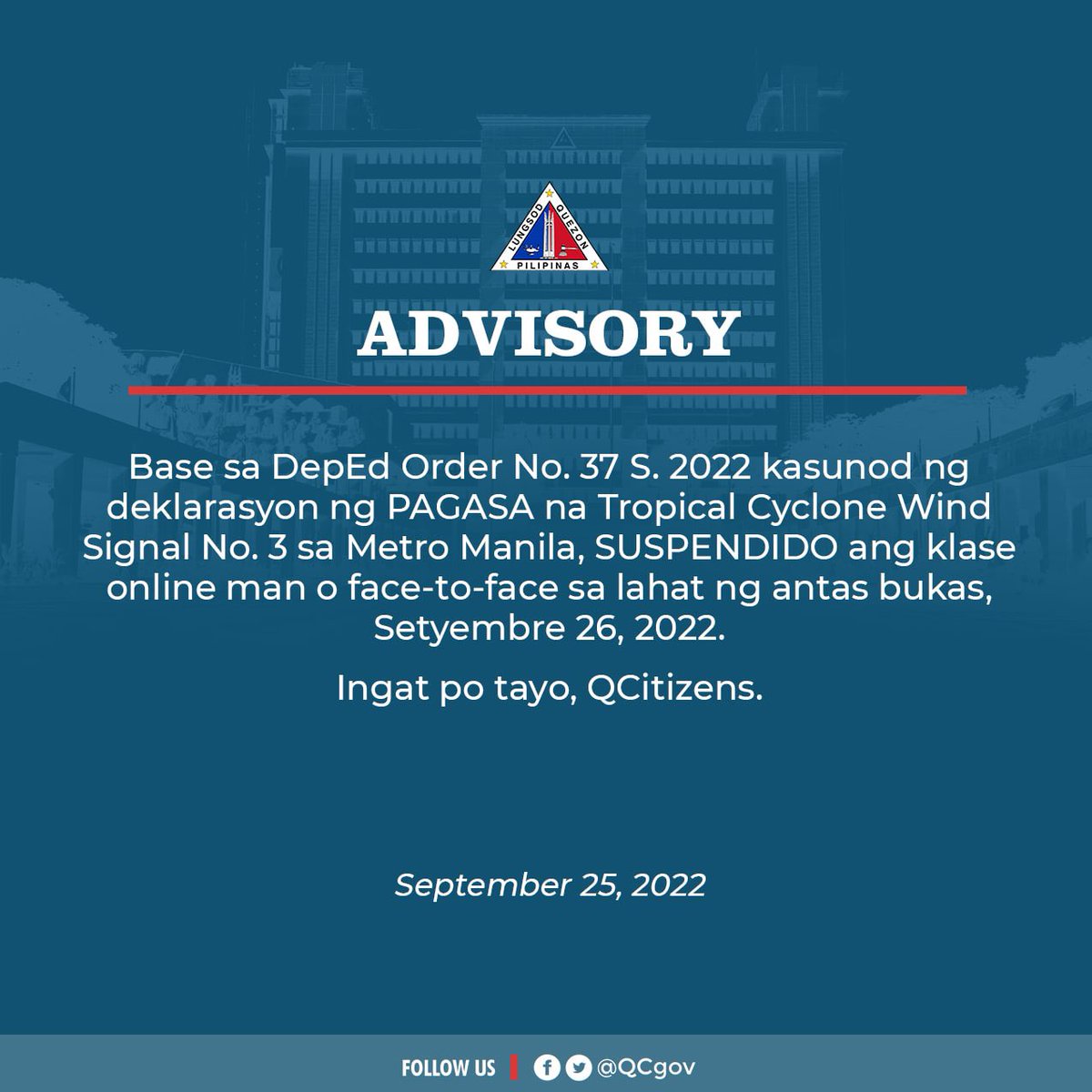 Quezon City Government tweet media