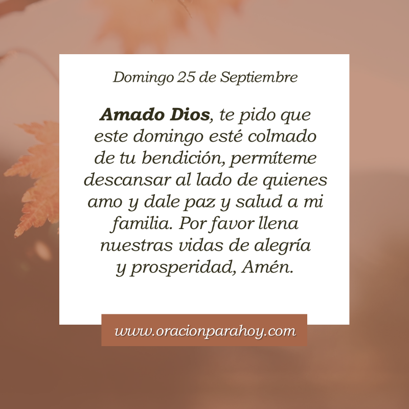 OracionParaHoy's tweet photo. Oración para hoy 25 de septiembre: https://t.co/1W4AYJM2aO