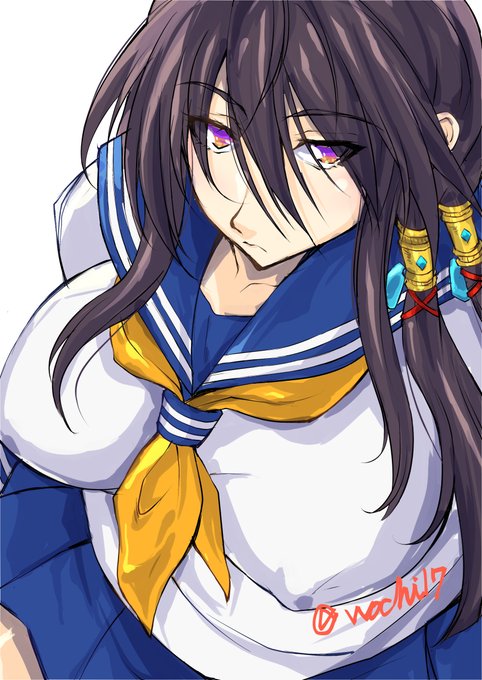 お題【セーラー服】
それはいろいろ駄目です日光さん
#ランスワンクリ 