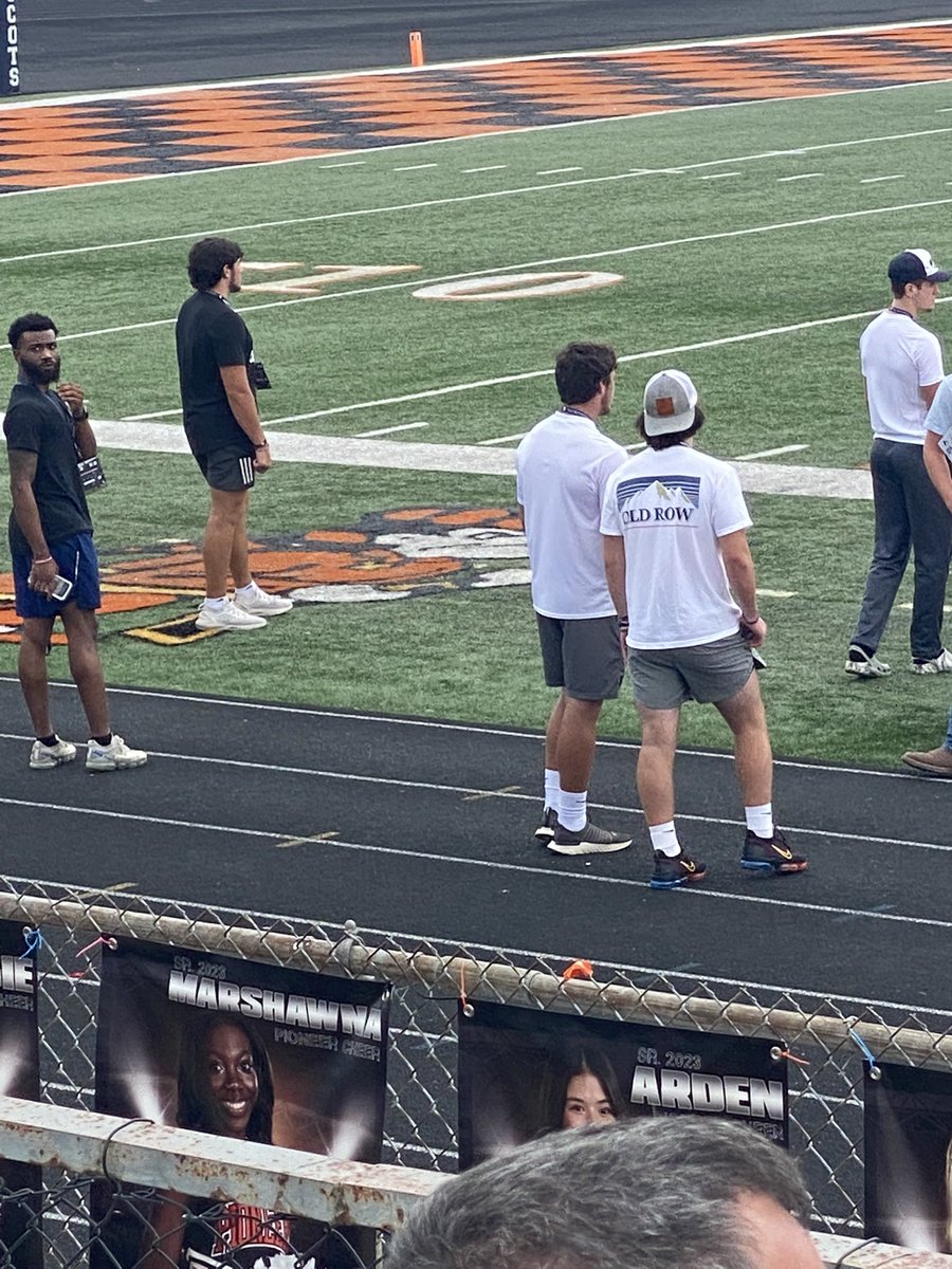 PeytonTatum5's tweet photo. Thank you for the awesome tour and game day visit. Very nice college and a great program. @LyonHBC @_Lyon_Football @warren_rushton https://t.co/7pixHZFBKK