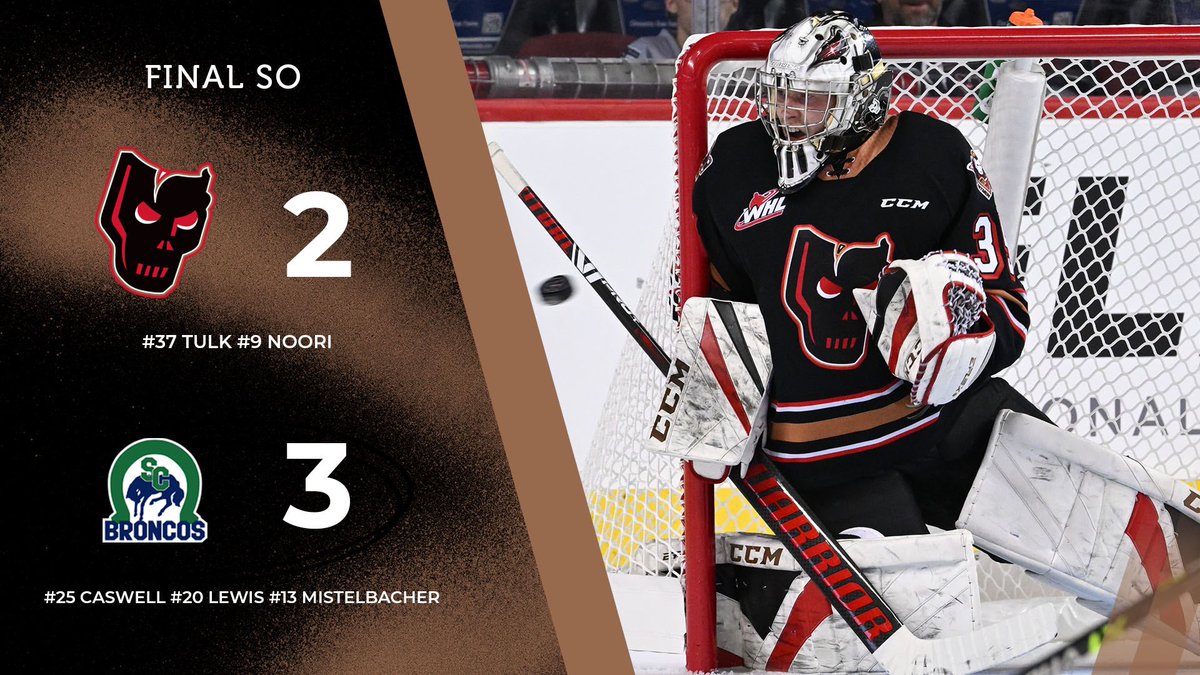 WHLHitmen's tweet photo. Hitmen fall to the the Broncos in a shootout.
#CGYvsSC https://t.co/r5jZ1yhEeX