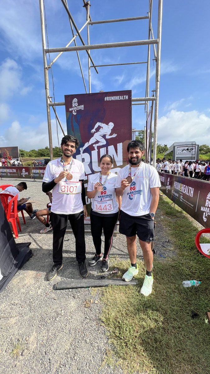 Aftab_shk_'s tweet photo. Did 10k today at #RGMarathon #Runforhealth https://t.co/6lylqRFSMe