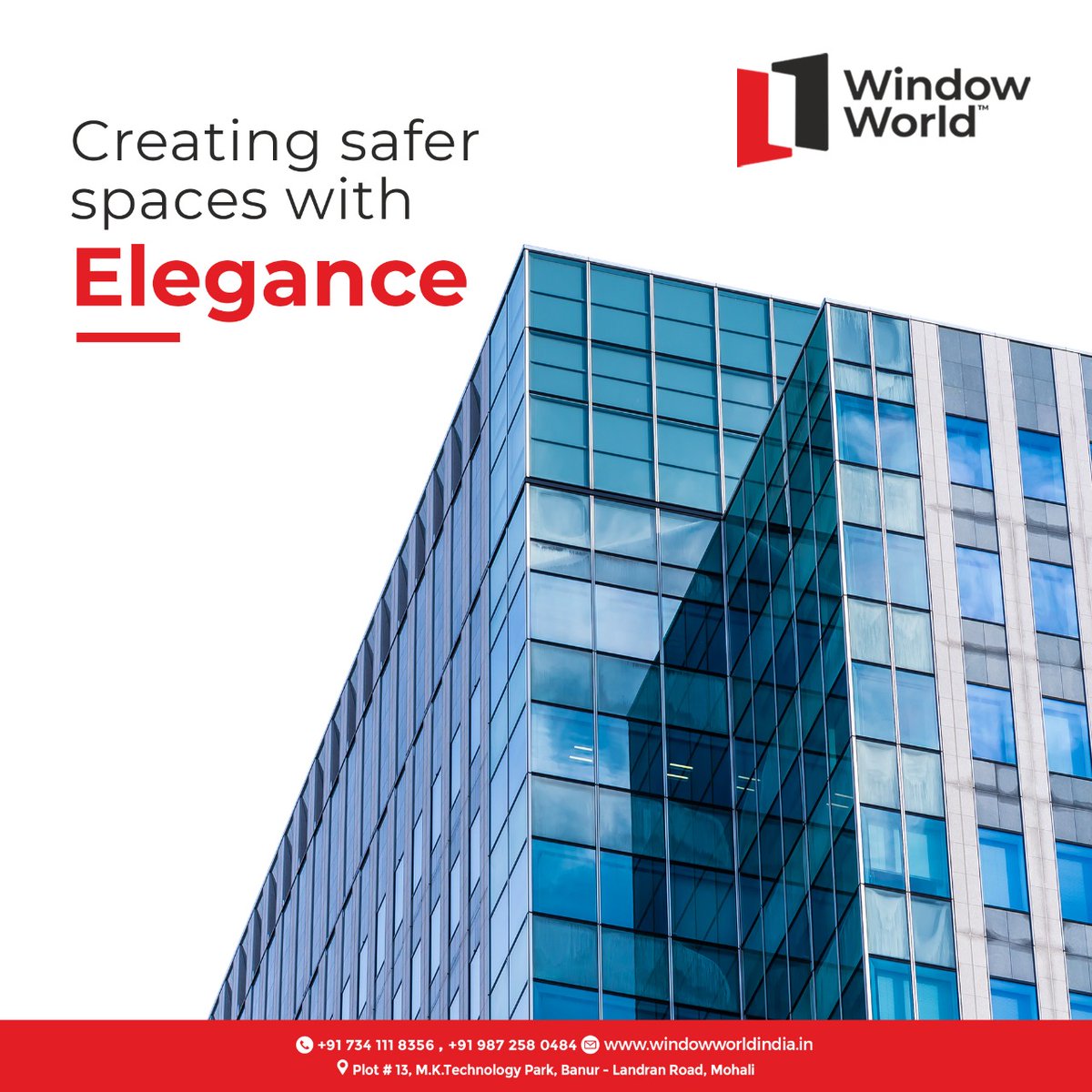 Beautify your commercial space and living with the curtain wall system by Window World!!

Explore more products:
windowworldindia.in

#windowworld #windowsforlife #curtainwallsystem #curtainwalls #easilymovablewindows #interiordesign #doorsandwindows #glass #architectdaily
